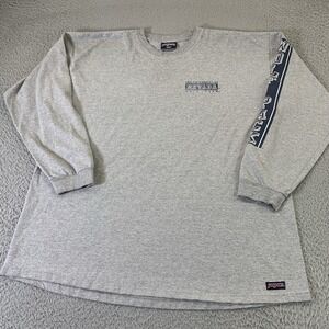 Nevada Wolf Pack Shirt Mens 2XL Gray Long Sleeve Jansport 100% Cotton XXL NCAA